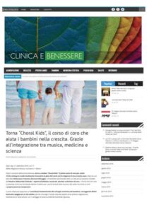 Il corso di coro che aiuta i bambini nella crescita – Clinica e benessere